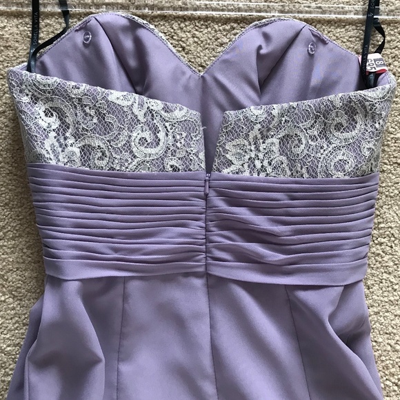 SORELLA VITA Bridesmaid Gowns Lilac Lace Size 4&6 - Picture 4 of 8